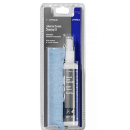 Vivanco Screen Cleaner 100ml + Microfibre Cloth