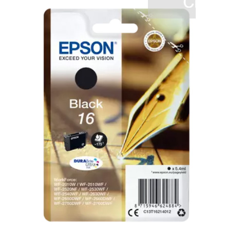Epson 16 Black Cartridge