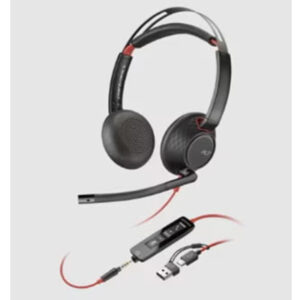 HP Polywire Blackwire 3220 headset, certified for Teams/Zoom